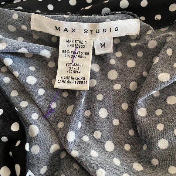 Max Studio Polka Dotted Skirt - Picture 2 of 2